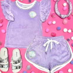 TURKS SEASHELL TOP AND SHORTS SET