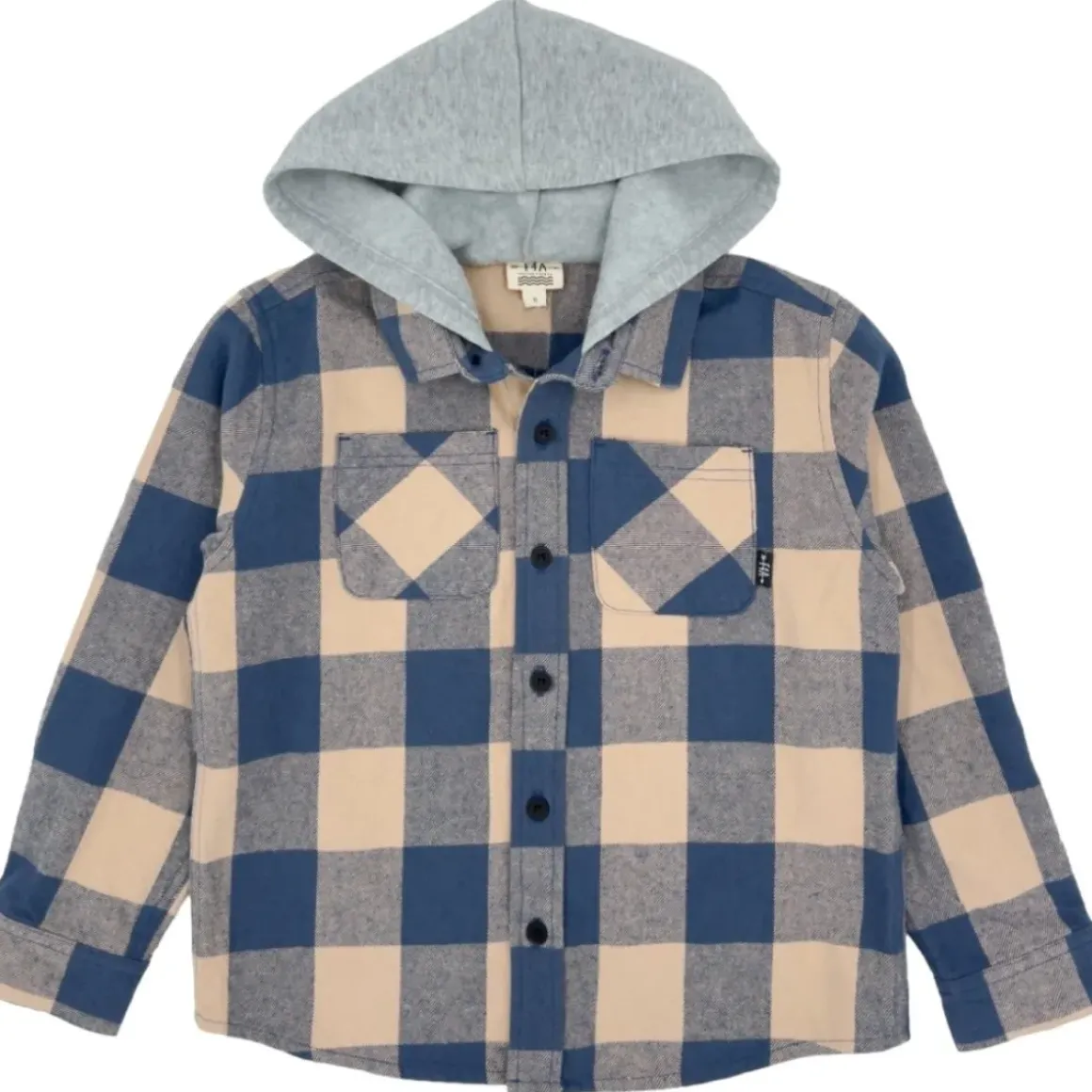 UPLAND PLAID FLANNEL SHACKET W/ HOOD