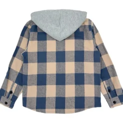UPLAND PLAID FLANNEL SHACKET W/ HOOD