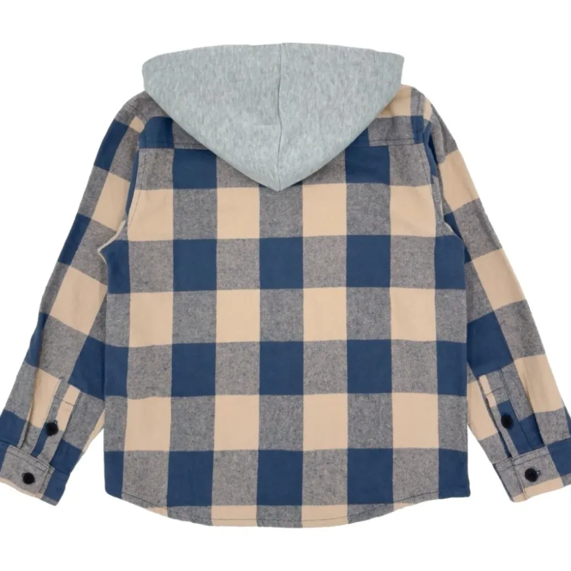 UPLAND PLAID FLANNEL SHACKET W/ HOOD