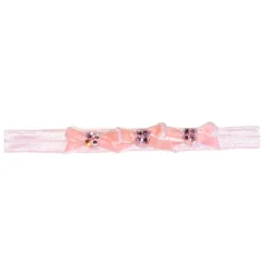 VELVET BOW ELASTIC HEADBAND