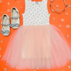 VINTAGE FLOWERS TUTU DRESS