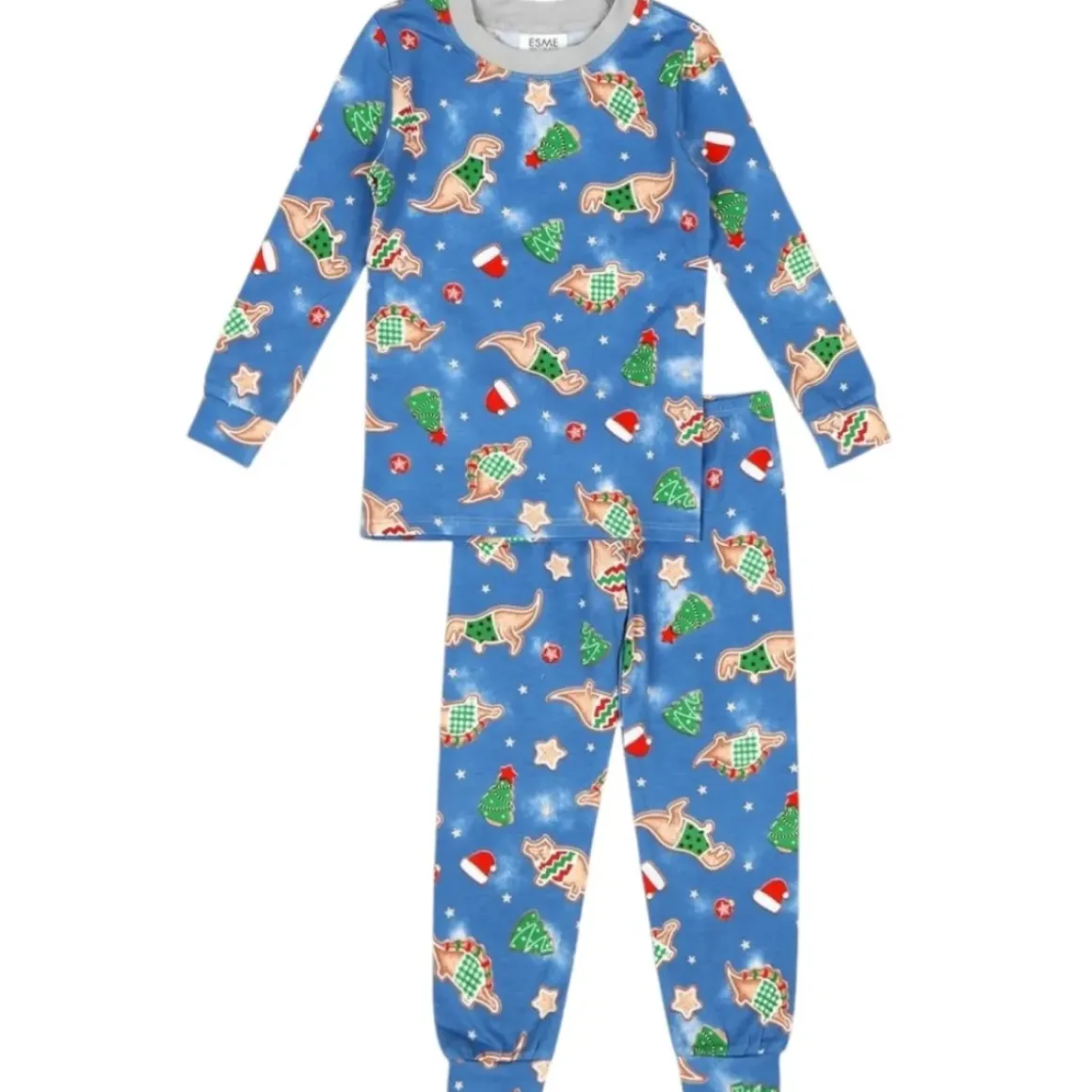 XMAS SWEATER DINO LONG SLEEVE PJS