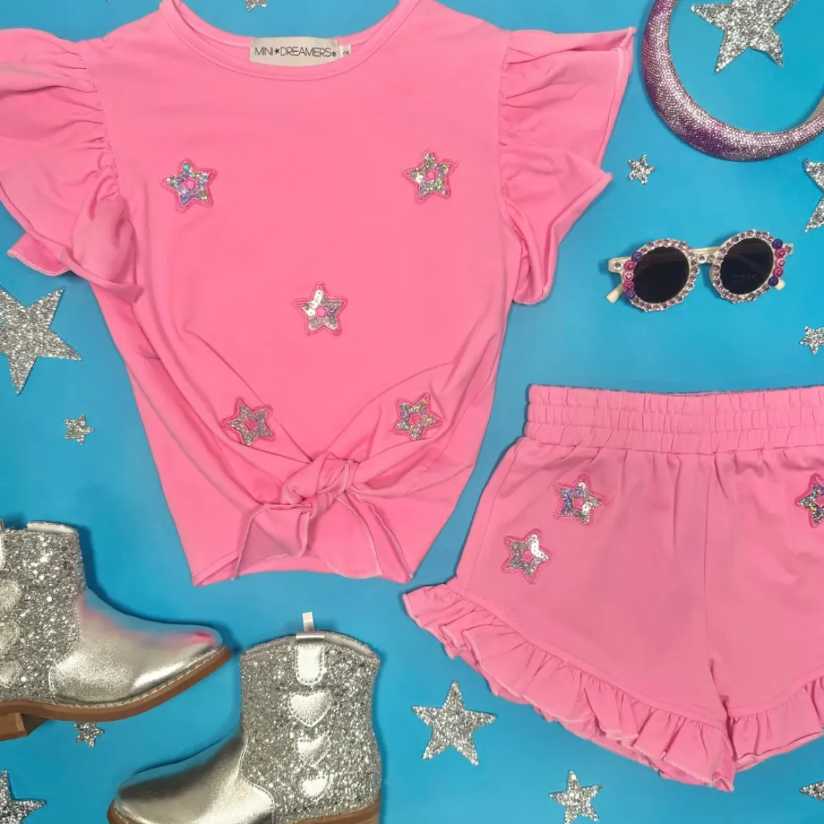 ZOEY STARS TOP AND SHORTS SET